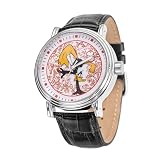 Warner Brothers Looney Tunes Adult Vintage Watch - Classic Bugs Bunny, Daffy Duck, Marvin The Martian, Sylvester, Tweety Analog Quartz Watch