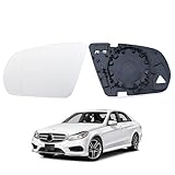 Car Exterior Mirror Replacement Glass for Benz W205 C200L W253 GLC260 W213 E260L Left Side,A0998101116, Side Mirror Lower Glass Side View Exterior View Mirrors Glass Accessories