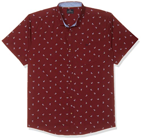 Image of HammerSmith Men's Printed Western Shirt Red