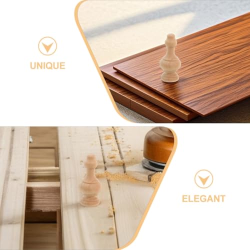 Remates de husillos de madera para reparar balaustres dañados y columnas clásicas 7