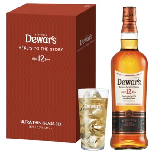 【薄づくりグラス付き】デュワーズ 12年 [ ブレンデッド スコッチウイスキー イギリス 700ml ] [ギフトBox入り][正規品] - スコッチウイスキー国内売上No. 1のサムネイル