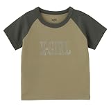 [エックスガール] ラインストーンロマンタイプロゴラグランショートスリーブベイビーティー RHINESTONE ROMAN TYPE LOGO RAGLAN S/S BABY TEE 105252011029 BEIGE S