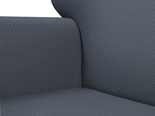 Chiara Rose Couch Covers For Dogs Sofa Cushion Slipcover 2 Seater Furniture Protectors, Loveseat, Grey #TOP2