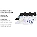adidas Kids Superlite No Show Socks for Boys & Girls (6 Pairs) Lightweight