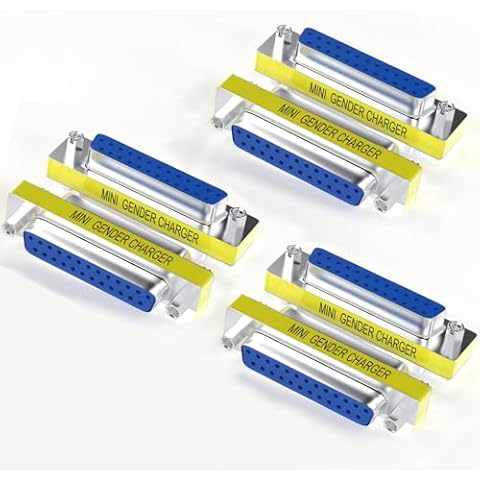 Warmstor 6-Pack DB25 Female Mini Gender Changer Cover