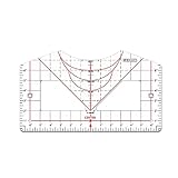 Outil d'alignement pour t-shirt - L'outil d'alignement du t-shirt rend le placement de votre vinyle de transfert thermique et l'impression par sublimation plus facile et plus pratique. Avant le pressage à chaud, il suffit de la règle avec le col de chemise, centrez votre design et sécurisez le motif avec du ruban adhésif haute température. Vous permet de positionner et de deviner à plusieurs reprises.