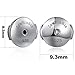 ZowBinBin Earring Backs Locking Secure Earring Backs for Studs Sterling Silver Universal Earring Backs Safety Earring Backs Tight Earring Backs La Pousette Magic Earring Backs for Studs