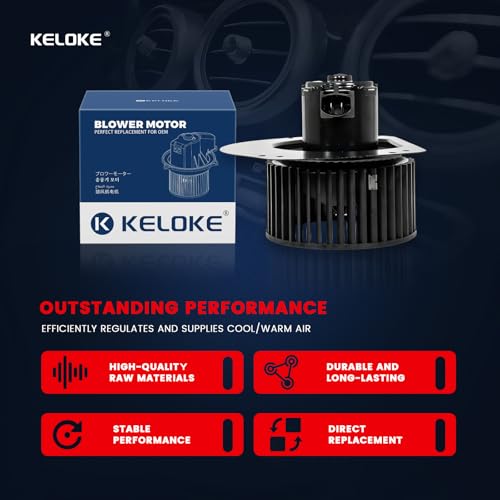 Image of KELOKE Front HVAC Heater Blower Motor Fan Fits for 1980-2011 Ford F-150 /250 /350 /Bronco, F-100, Crown Victoria & Lincoln Town Car 81-97, Mark VI 80-83 & Mercury 98-11, Marauder 03-04, Replace# 700014