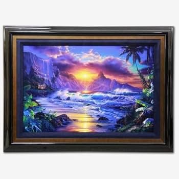 エスケープ Escape ラッセン Lサイズ 版画 真作保証 美品