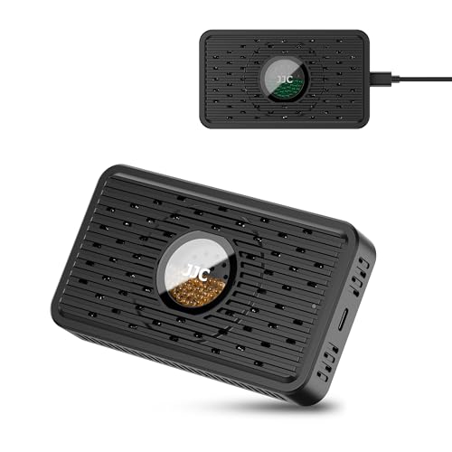 JJC Contenedor de gel de sílice reutilizable, gel de sílice portátil desecante absorbente de humedad con reactivación tipo C (naranja a verde) para cámaras electrónicas, cajas de herramientas y secado