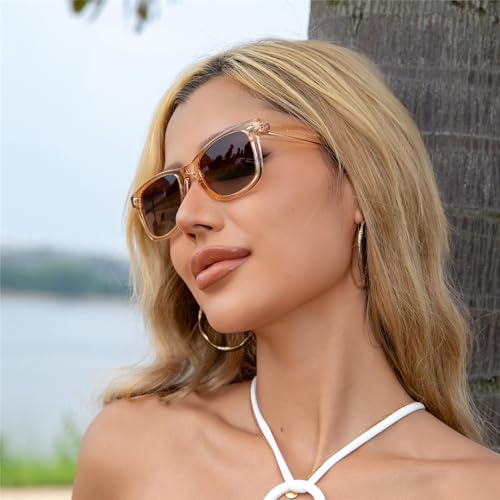 Image of MEETSUN Polarized Sunglasses for Women Men Classic Retro Square Frame Driving Sun Glasses UV Protection