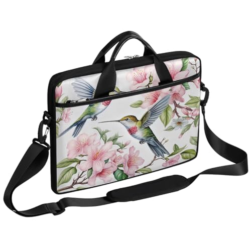 Bolso para portátil floral Watercolor Flower de 15 pulgadas miniatura 1