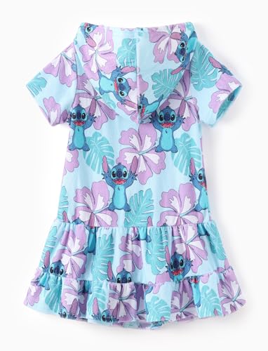 Disney Princess Frozen Stitch Minnie Girl Swim Cover Up Swimwear Terry Cloth Swimsuit Coverup Zip-up Bathing Suit Wrap Hooded2