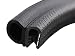 Produktbild DS1 Dichtungsprofil von SMI-Kantenschutzprofi - Klemmbereich 1-4mm - mit seitlicher Dichtung aus EPDM Moosgummi - Klemmprofil aus weich PVC - einfache Montage, selbstklemmend ohne Kleber (3 m)