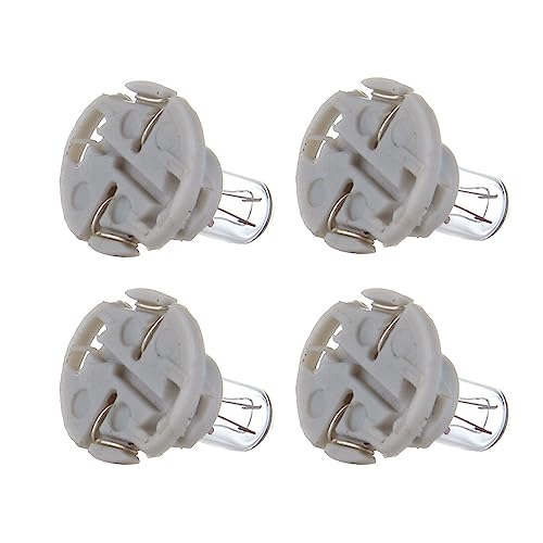 Cciyu 6 Pack Warm White T5/T4.7 Neo Wedge Halogen A/C Led Light Bulbs #TOP2