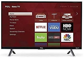 TCL 49S403 49” 4K UHD HDR Roku Smart LED TV (Renewed)