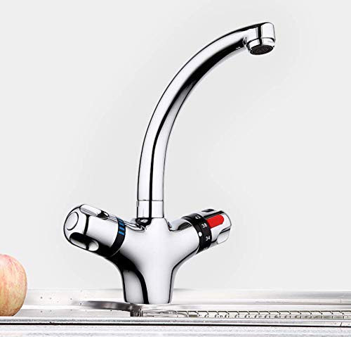 Robinet De Lavaborobinets De Lavabo Mitigeurs Thermostatiques De Lavabo De Salle De Bains Robinets De Mitigeur De Lavabo Chromés