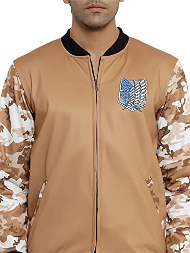 Image of ComicSense.xyz Unisex Anime Jacket for Men and Women, Wings of Freedom Printed Cosplay Anime Bomber Jackets