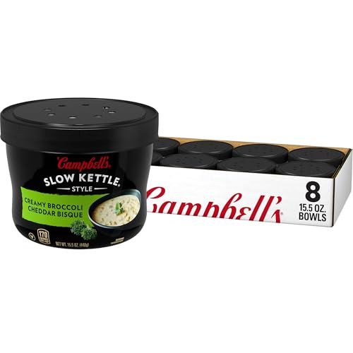 Campbell's Slow Kettle Style Creamy Broccoli Cheddar Bisque, 15.5 oz