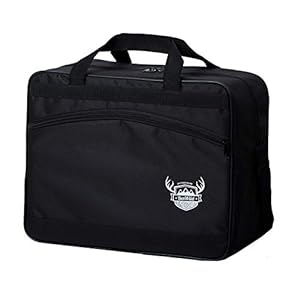 BambiniWelt24 Reistas HANDGEPACK board bagage boordcase 40x20x25 40x30x20 Ryanair WIzzair (zwart (groot))