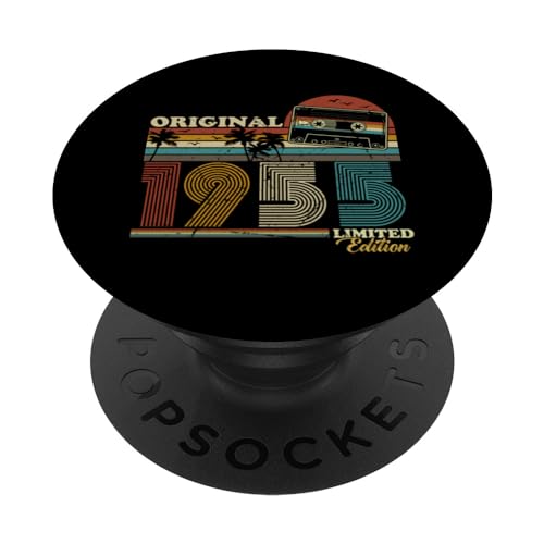 1955 Vintage Cumpleaños Retro Edición Limitada Hombres Mujer PopSockets PopGrip Intercambiable