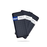 GARDENIX 3er Set Schuhablage Schuhabtropfschale Für Regen, Herbst & Winter -71,5 x 34,5 x 3 cm Schuhmatte Abtropfmatte, Schuh Abtropfschalen, Pflanzschale - Kunststoff Lösung Für Schmutzige Schuhe