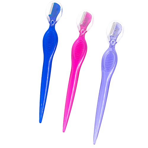 AUEAR, 10PCS Eyebrow Razors Eyebrows Shaper Trimmer Shaver Multipurpose Grooming Shavers Facial Hair Remover Dermaplaning Shaving Tool for Women and Men Professional Makeup Face Care Tools