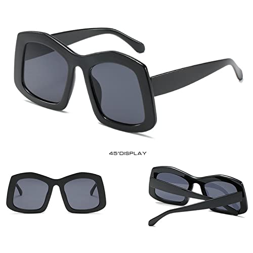 Fashion big frame jelly color unisex retro 90s square outdoor travel goggles UV4003