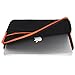 Pawtec Neoprene Sleeve Protective Storage Carrying Case - Compatible with MacBook 13-Inch Pro/Retina/Air - with Extra Storage Pocket for Accessories and Wall Charger (Black)