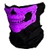 CIKIShield Couples Seamless Skull Face Tube Black (4pcs-Color Set-B)