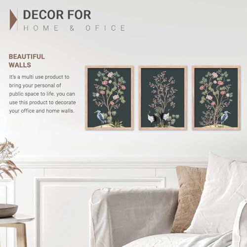 Image of kotart Modern Framed Wall Art for Decoration - Living Room, Bedroom - Big Size Painting Set of 3 (Art 10, 19x25 inch)