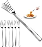 Flying Leaves Garfos De Jantar, Talheres Premium Em Aço Inoxidável 18/10, Conjunto De 6 Peças - Design Clássico E Moderno, Podem Ser Lavados Na Lava-Louças Para Uso Doméstico E Em Restaurantes