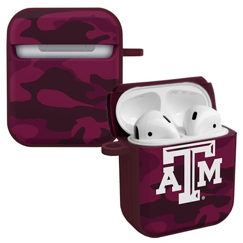 AFFINITY BANDS Texas A&M Aggies Camo HDX Case Cover Compatible with Apple AirPods Generations 1 & 2