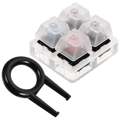 Alipis - Alipis Testeur de Clavier Mécanique Base Acrylique Touches Transparentes Kit de Test de Clavier Cherry Outil Professionnel pour Testeur D’Arbre et Composants Gaming Couleur Aléatoire