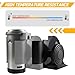 Torzone Train Horn 12V 150DB Air Horn for Truck, Electric Snail Double Horn with Switch Button for Any 12V Vehicles Trucks Pickup Jeep SUV Motorcycle Trains Cars Boats