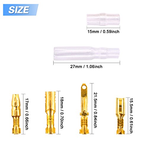 2.8mm 4.8mm 6.3mm 8mm 9.5mm NON INSULATED SPADE CRIMP CONNECTOR TERMINAL (LUCAR - Foto 3