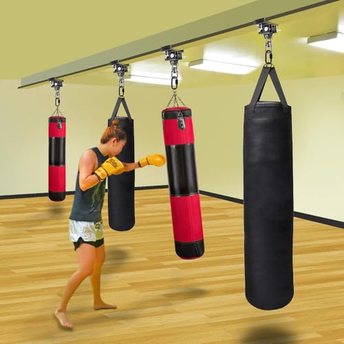BeneLabel Heavy Bag Hanger for Beam, Boxing Bag Hanger, Heavy Bag Mount, Punching Bag Mount with Carabiner and 360°Swivel, Boxing Bag Bracket for Home Gym, 900LB Capacity, 2 Pack by BeneLabel - Image 5