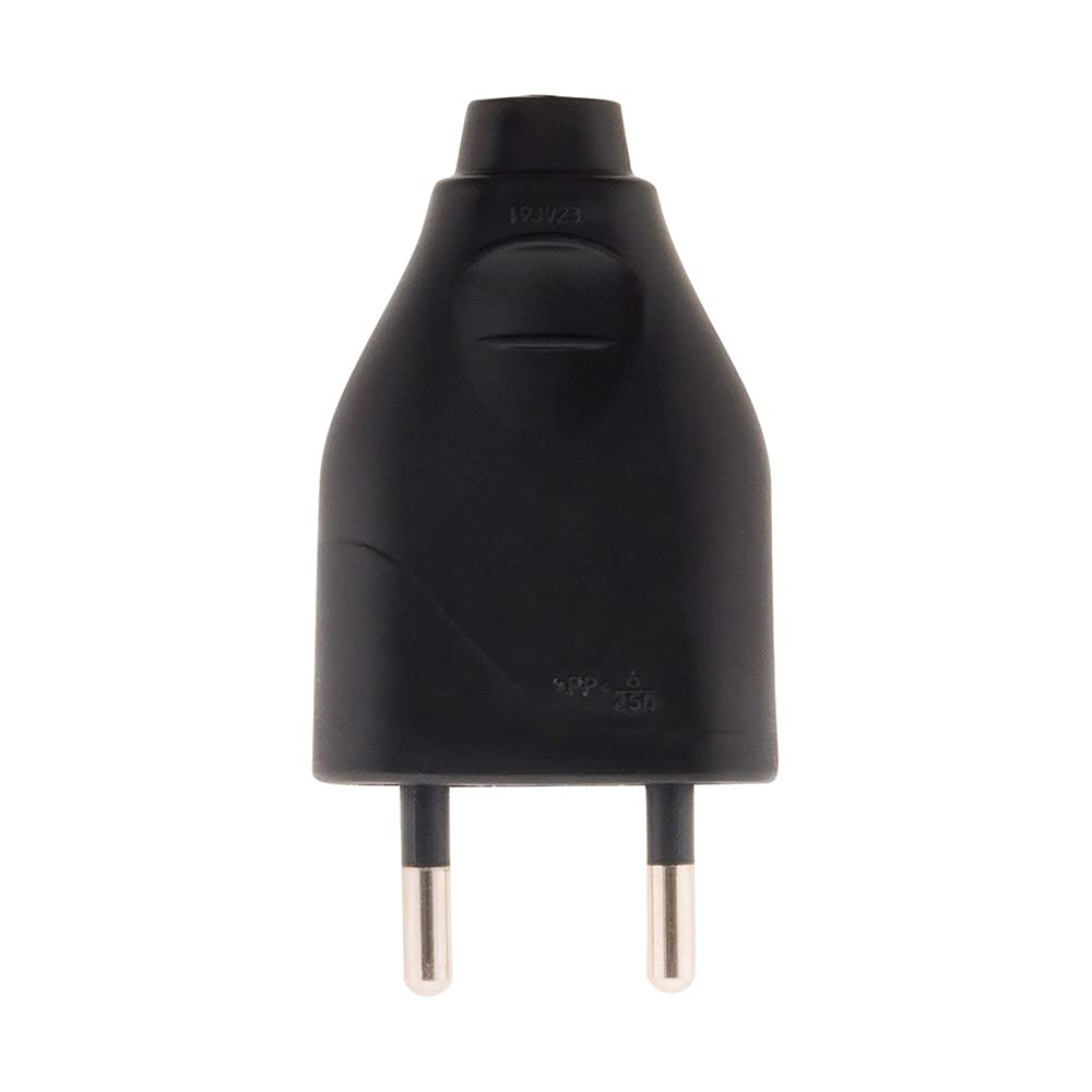 Zenitech Fiche mâle 2P 6A noir