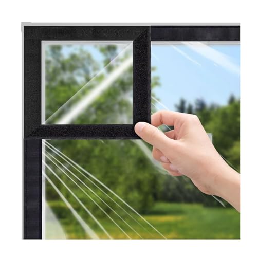 Kit aislante para ventana película transparente 80x90cm miniatura 1