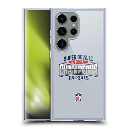 Coque Gel Patriots NFL pour Samsung Galaxy S24 Ultra Compatible MagSafe
