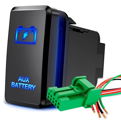 Nilight AUX Battery Push Button Switch 12V ON Off Switches