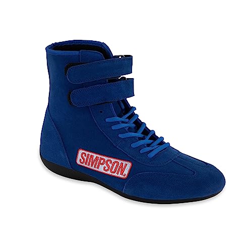 Simpson Racing 28120BL The Hightop Blue Size 12 SFI Approved Driving Shoes