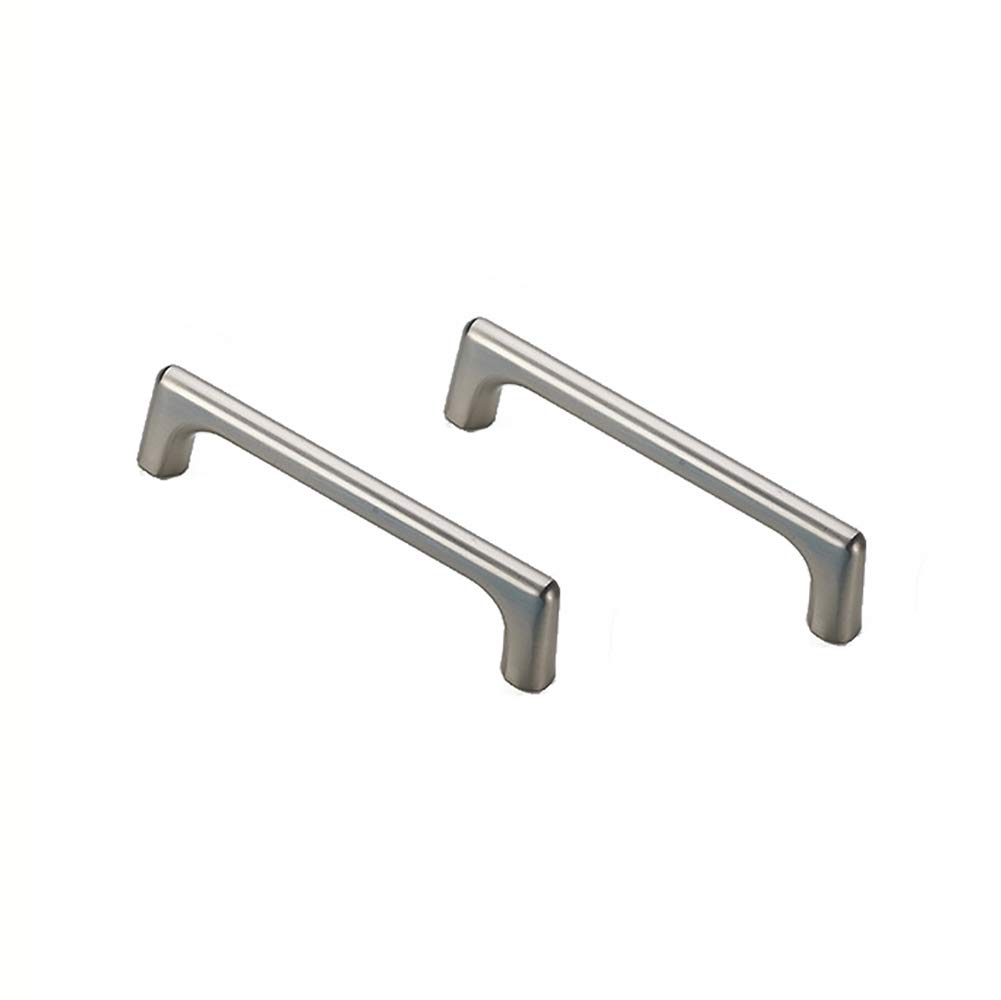 Dreneco 2 Pack Kitchen Cupboard Handles Cabinet Handles Drawer Pulls Cupboard Knobs Cabinet Hardware (96mm, Brushed Chrome)