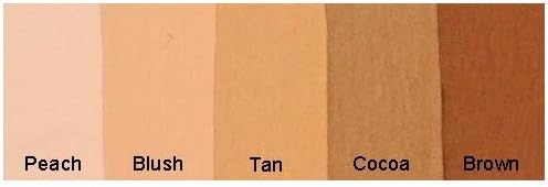 Color Sample Card: 100% Cotton Knit Waldorf Doll Skin Fabric