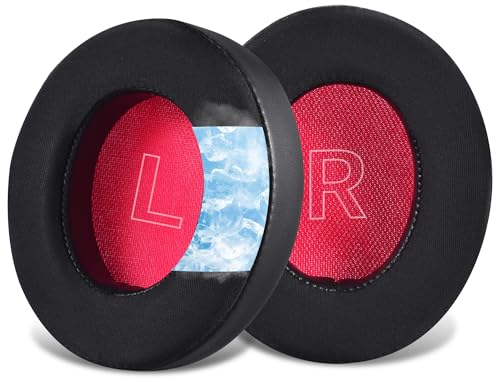 Repuestos de Almohadillas de Gel Refrescante para Anker Soundcore Life Q10, Q10BT, Life 2 Neo, Almohadillas de Tela de Hielo y Espuma de Alta Densidad (Gel Refrescante - Negro) miniatura 1