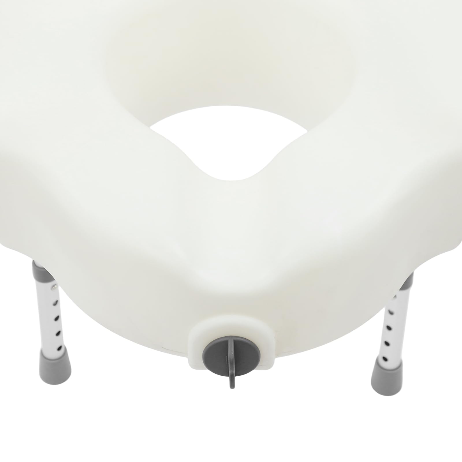 Asas de seguridad para inodoros para personas mayores, elevador de asiento de inodoro con reposabrazos, altura regulable, para baño privado