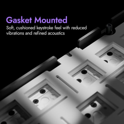 Image of Kreo Swarm X Wireless Mechanical Gaming Keyboard - Huano Red Switches, Pass Through Keycaps with RGB, Tri-Mode Connectivity (2.4Ghz /Bluetooth /Wired), 5-Pin Hot-Swap, for Windows & MacOS (Black)