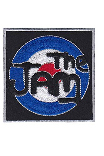 Photo de The Jam Mod Punk Rock Revival Band Écusson Patch en fer brodé sur accessoire