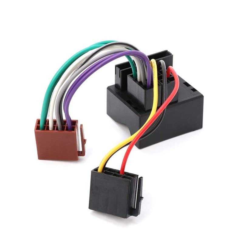 Sound-way - Car stereo ISO Radio Adapter Wiring Harness Connector Lead Loom Cable Plug Adaptor compatible with Citroën Peugeot