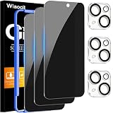 Wiaocit Tempered Glass Privacy Screen Protector for iPhone 15